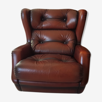 Vintage leather armchair 70