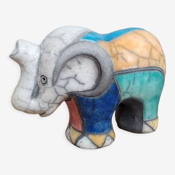 Vintage handcrafted elephant statuette