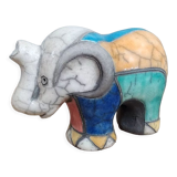 Vintage handcrafted elephant statuette