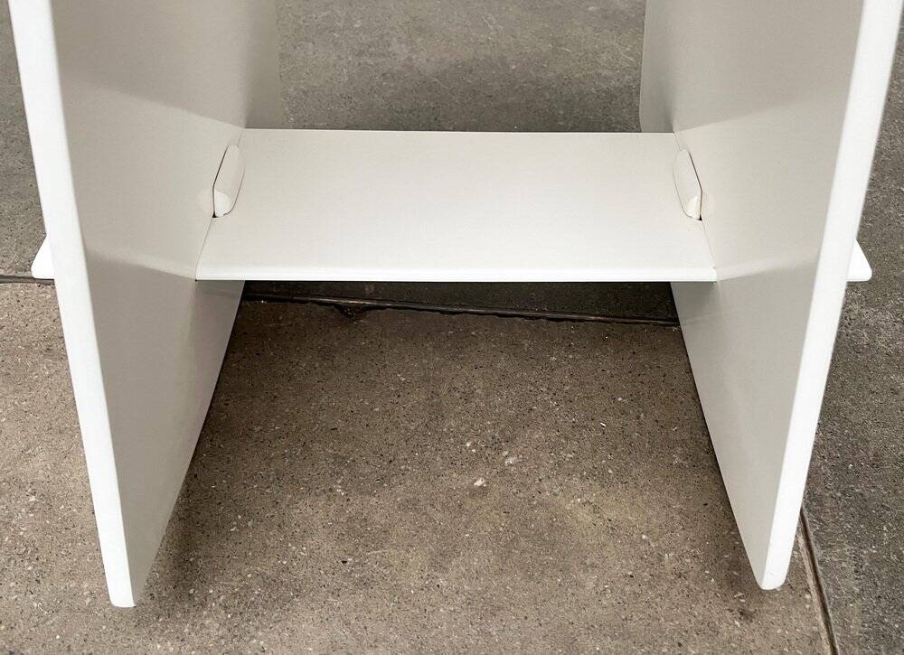 Minimalist Danish rocking stool by Michael C. Poulsen