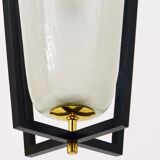 Lanterne suspendue Kalmar Vienna en laiton, style milieu du siècle, Autriche, années 1950