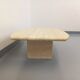 Vintage travertine coffee table from the 80s