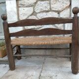 Mulched bench for children