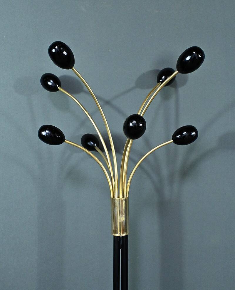 Coat Rack in Lacquered Metal, Italian Design – 1960