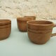 6 stoneware cups