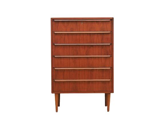 Teak chest of drawers, Danish design, 1970s, designer: Ahlström Osakeyhitö