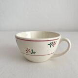 Antique earthenware cup “Solange” Digoin Sarreguemines