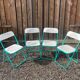 4 vintage 80's folding chairs
