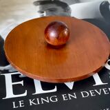 Turned wooden box