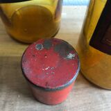 Old pharmacy bottle/jar "Alcohol Vulnerar" brown glass