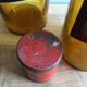 Old pharmacy bottle/jar "Alcohol Vulnerar" brown glass