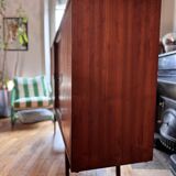 Buffet haut vintage en teck – Design scandinave