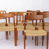 1 of 12 Niels Otto Møller Chair Model 75 in Teak – 1950s