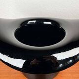 Vintage Italian vase top hat in Murano glass, 1980s.