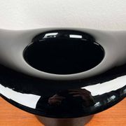 Vintage Italian vase top hat in Murano glass, 1980s.