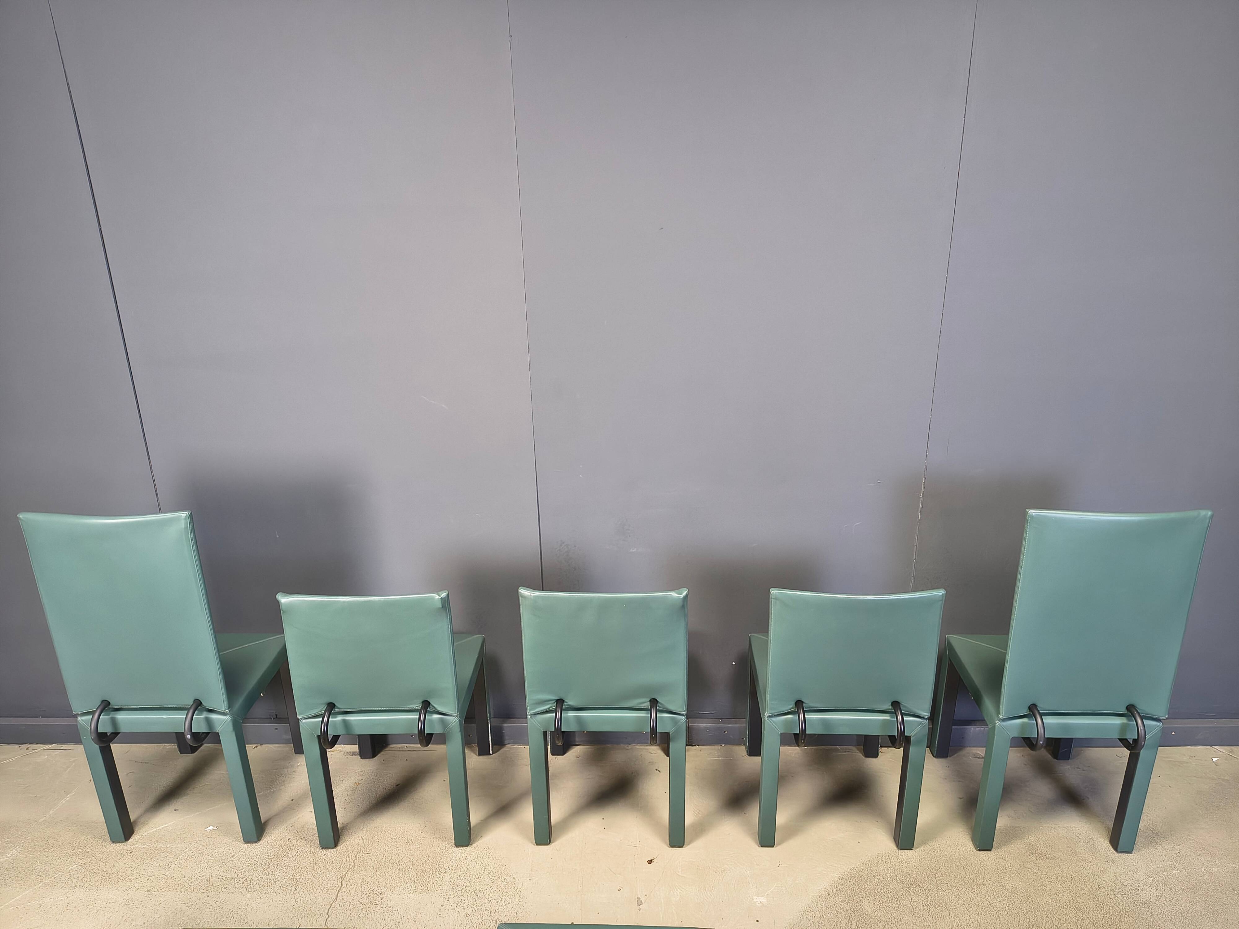 Arcadia dining chairs by Paolo Piva for B&B Italia set of 10