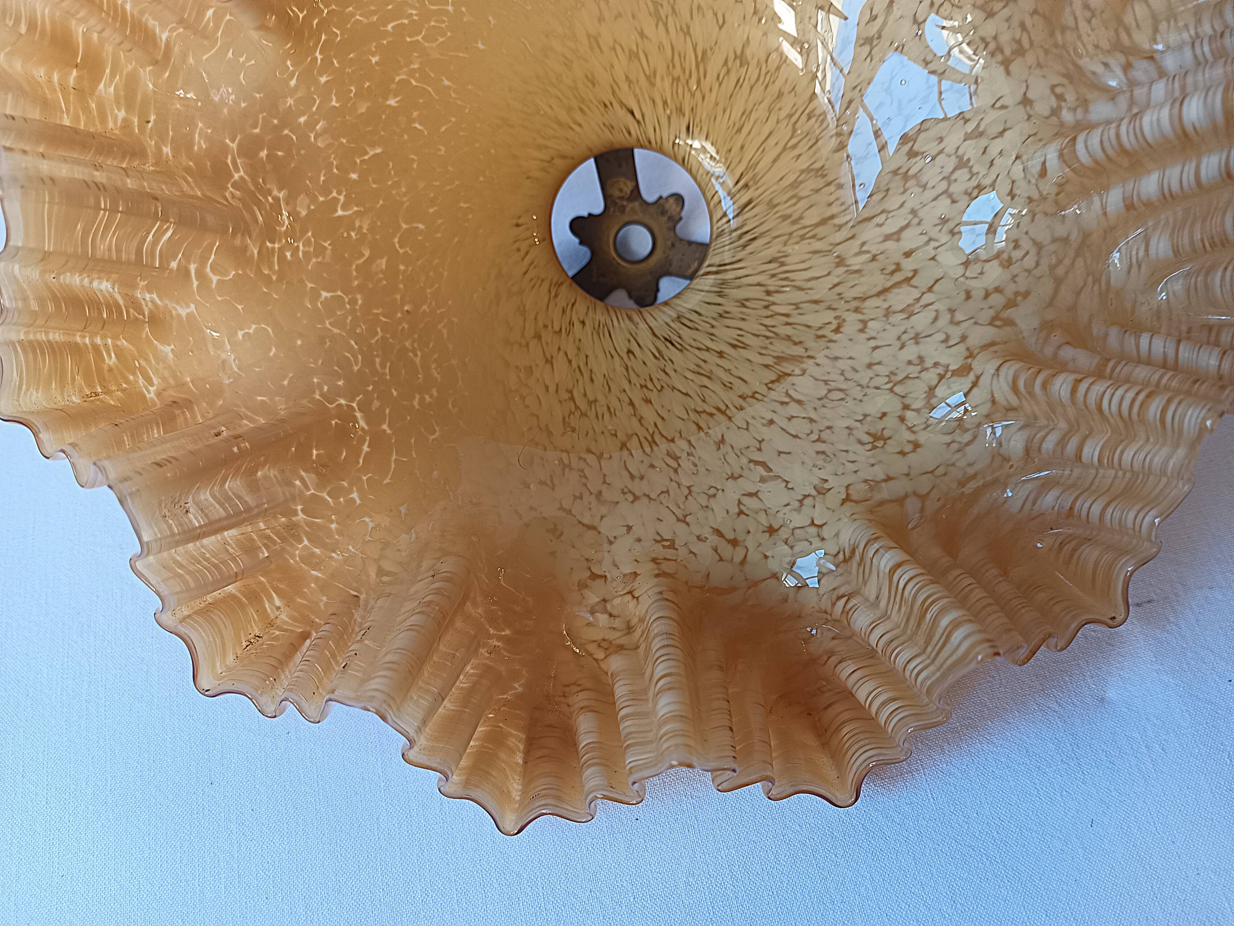 Old abat-jour clichy chandelier rises and lowers claw suspension