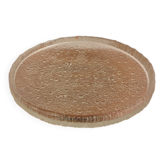 Large glass bowl by Tapio Wirkkala for Iittala, Finland, 1960s.