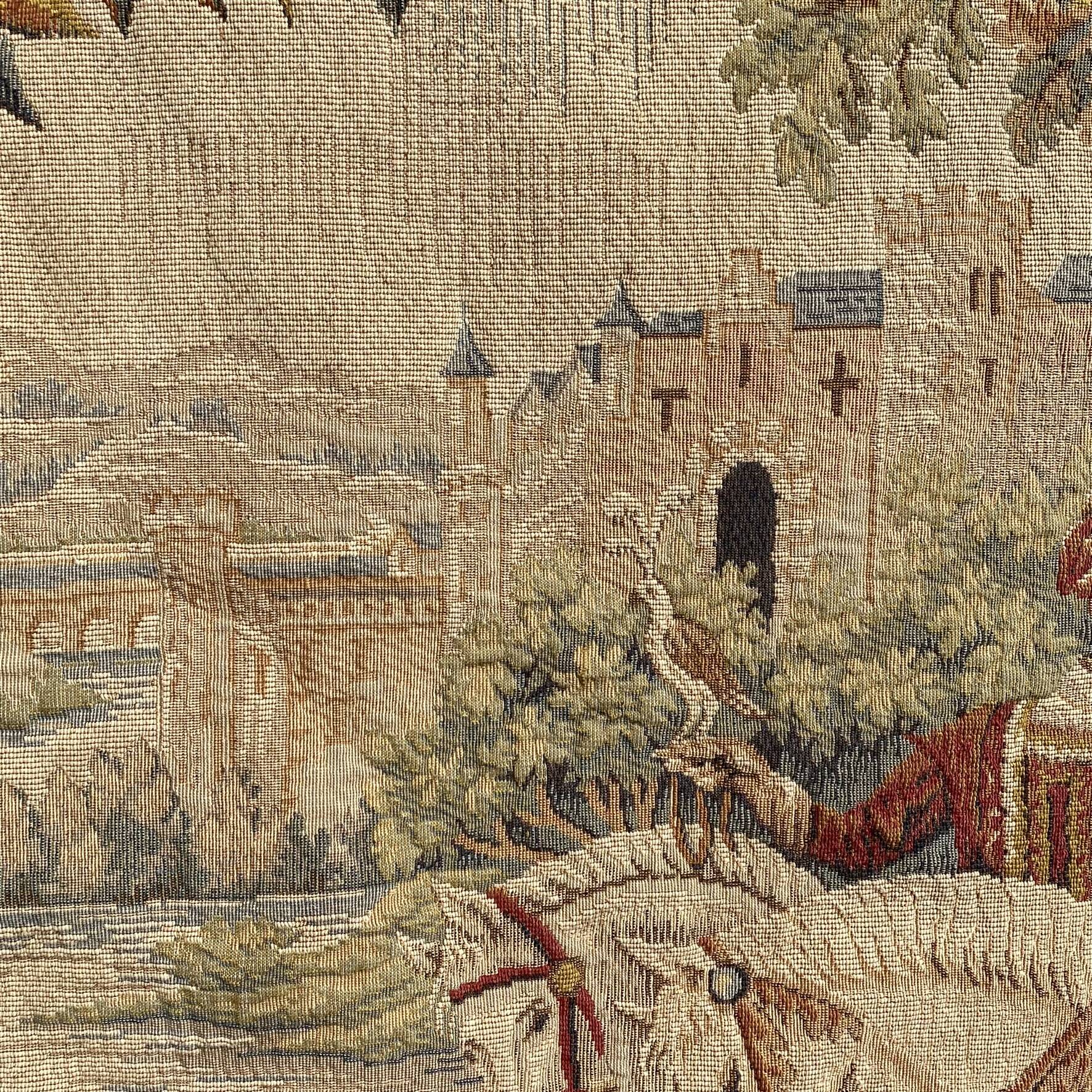 Tapisserie murale "Chasse royale ", Franklin Mint, fabriqué en France