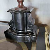 Antique Vases In Griotte Marble And Black Marble, Grand Tour, 19th Century