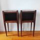 Antique pair of Directoire style bedside tables