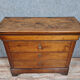 Lady chest of drawers Louis Philippe period in solid walnut around 1830