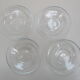 4 coupelles en verre gravé art déco