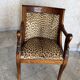 Fauteuil style Empire / Consulat à col de cygne