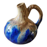 jug or carafe signed Gilbert Méténier enamelled stoneware
