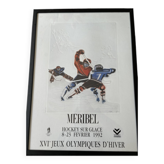 Gravure jeux olympiques 1992 albertville - méribel