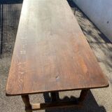 Table de ferme xix ème lorraine en chêne