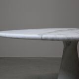 Angelo Mangiarotti ‘M1’ Dining Table in Solid Carrara Marble
