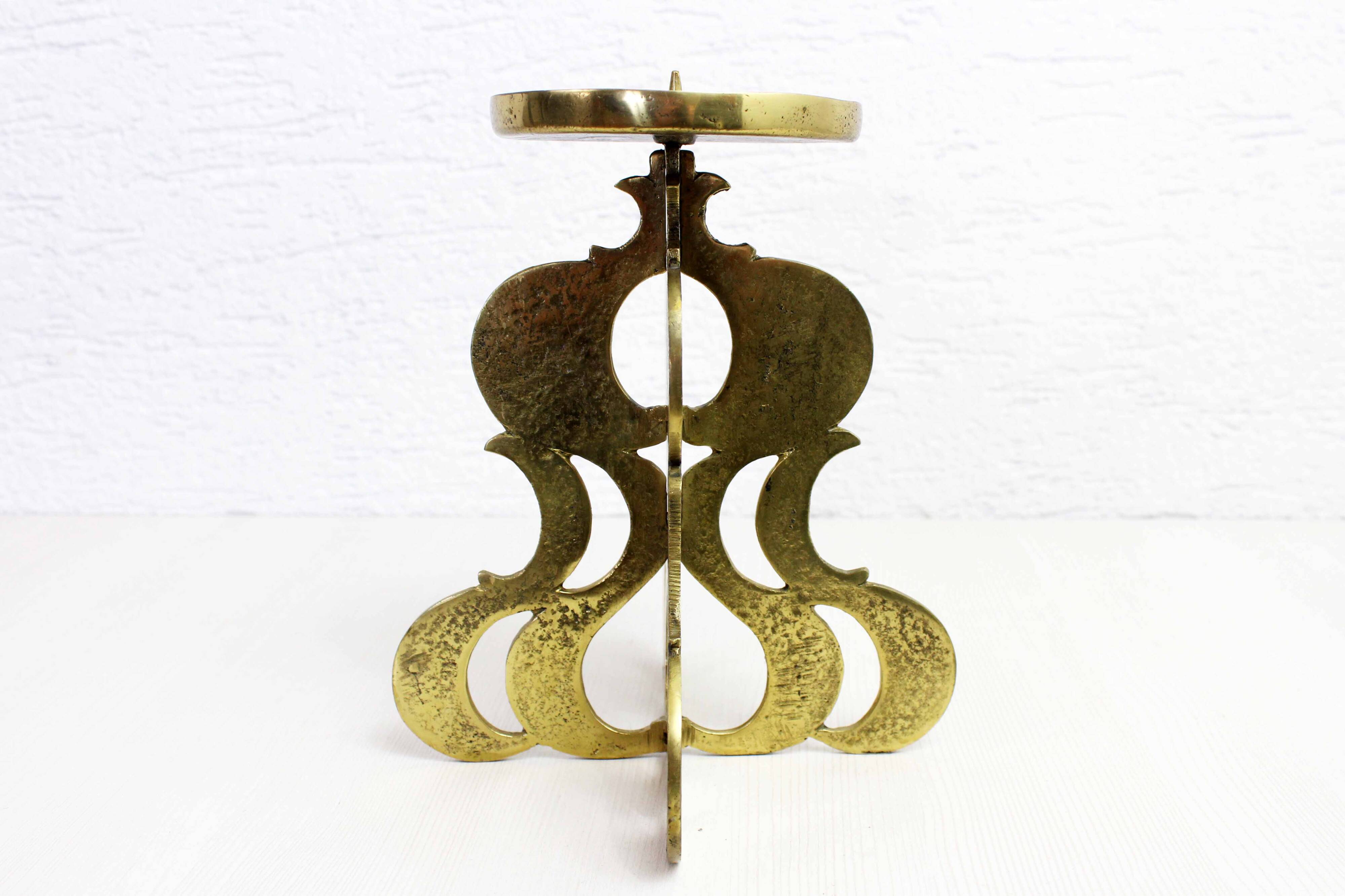 Bronze candlestick by Guiseppe Gallo 1960