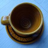 set de 6 tasses à café, vintage, Breton