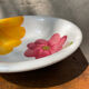 Lot de 4 assiettes fleuries