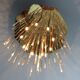J.T Kalmar chandelier in brass and plexiglass of the 70s