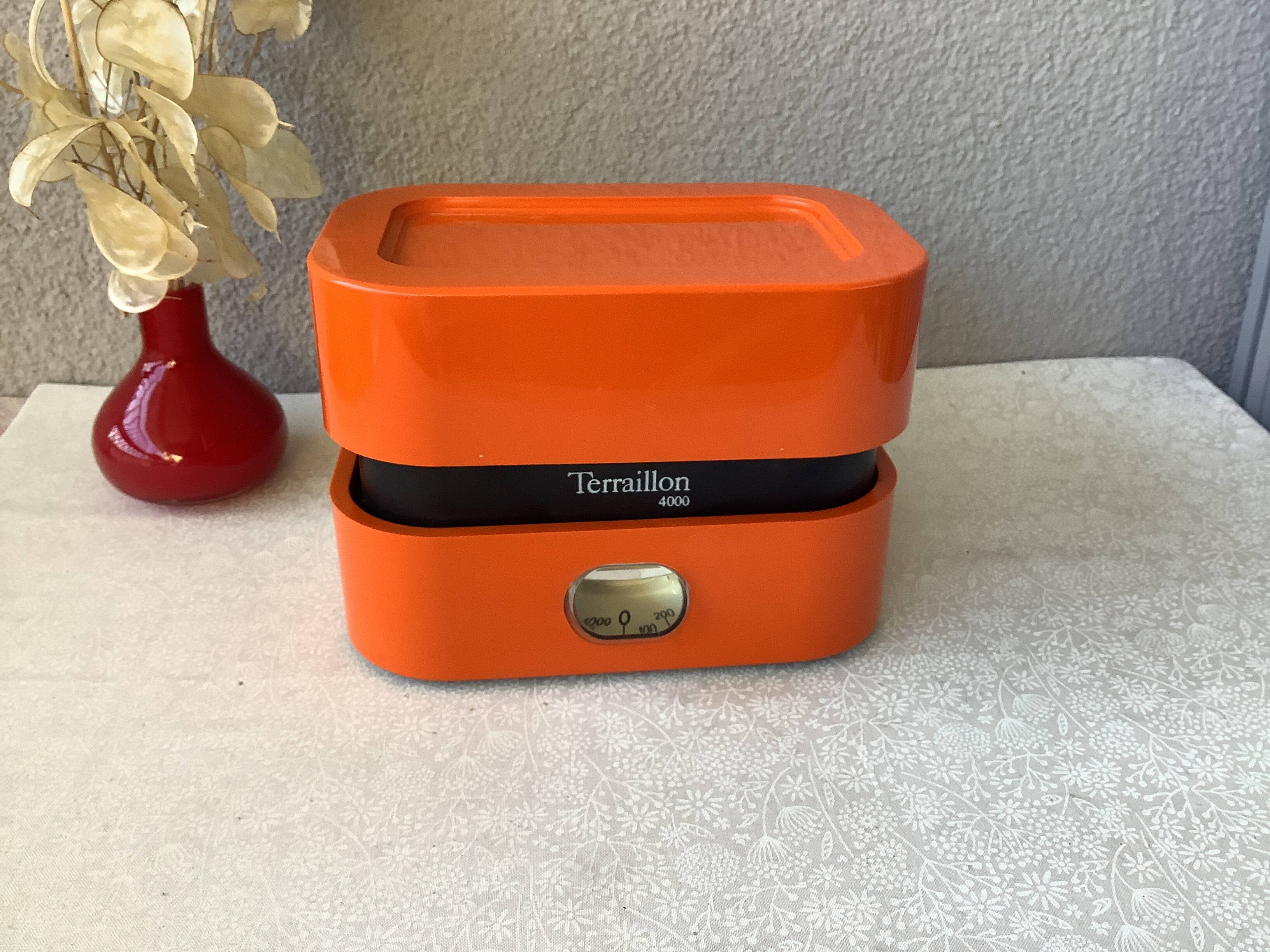 Terraillon scale design Marco Zanuso space age orange - 4kg