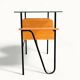 Modernist office – Azzano Frères – designed by Jacques Hitier – Oak, glass and felt