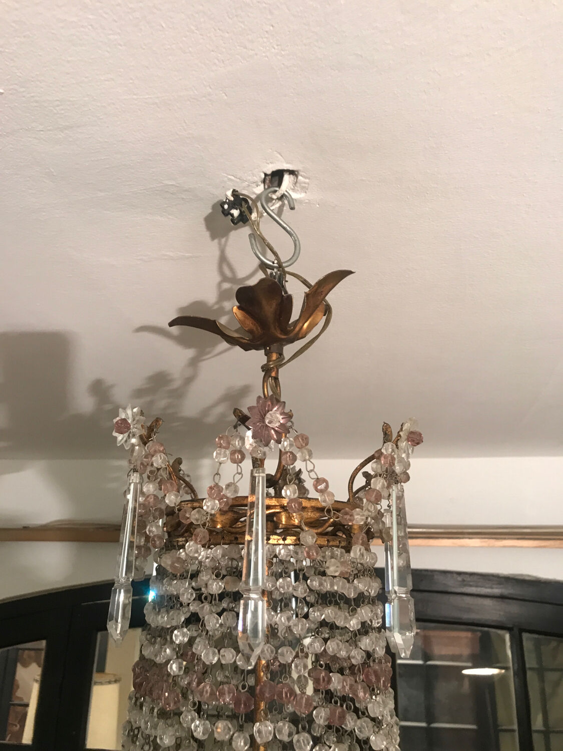 Crystal hot air balloon chandelier