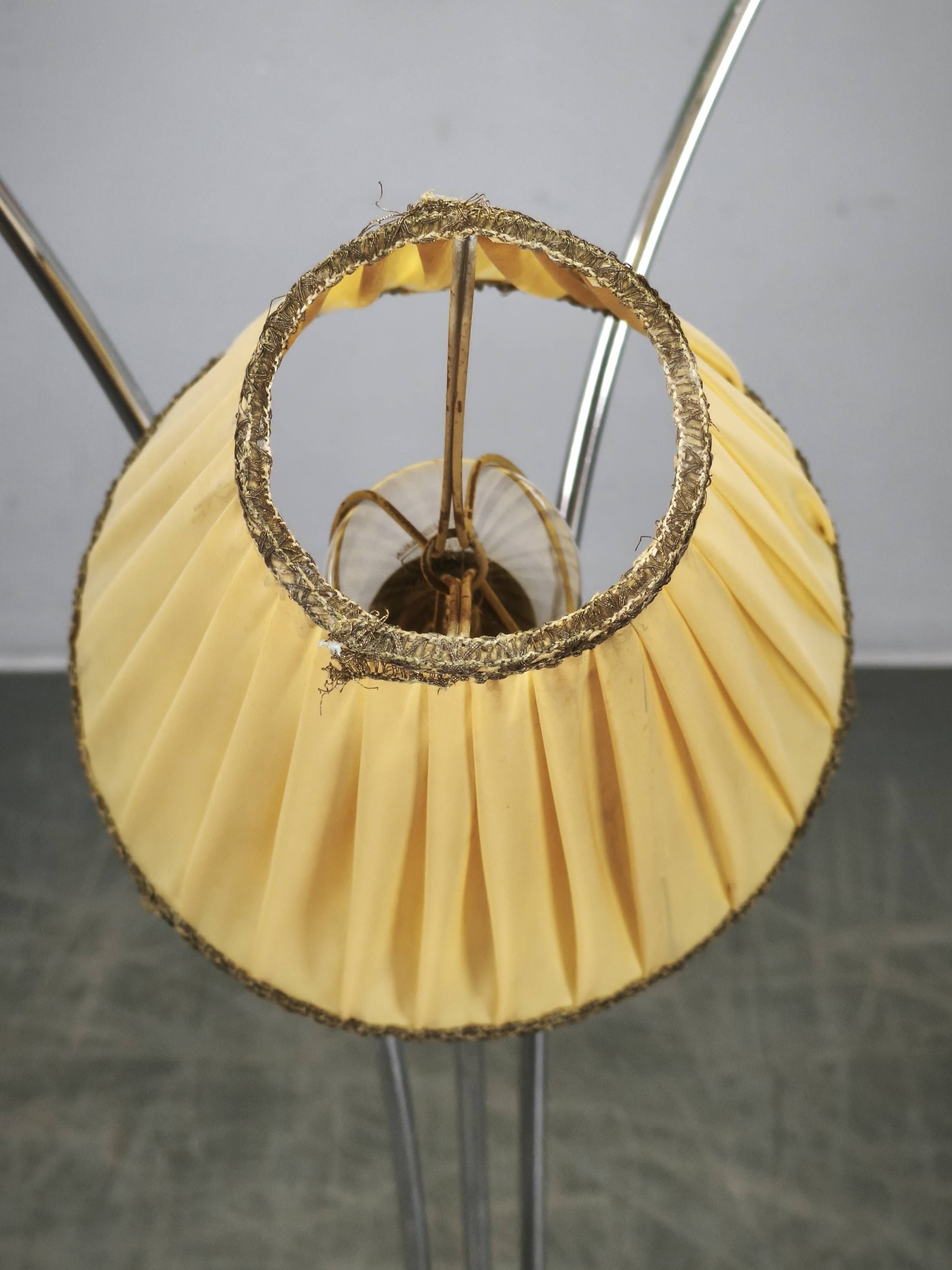 Rare German Adjustable Three-Light Floor Lamp, 1960s