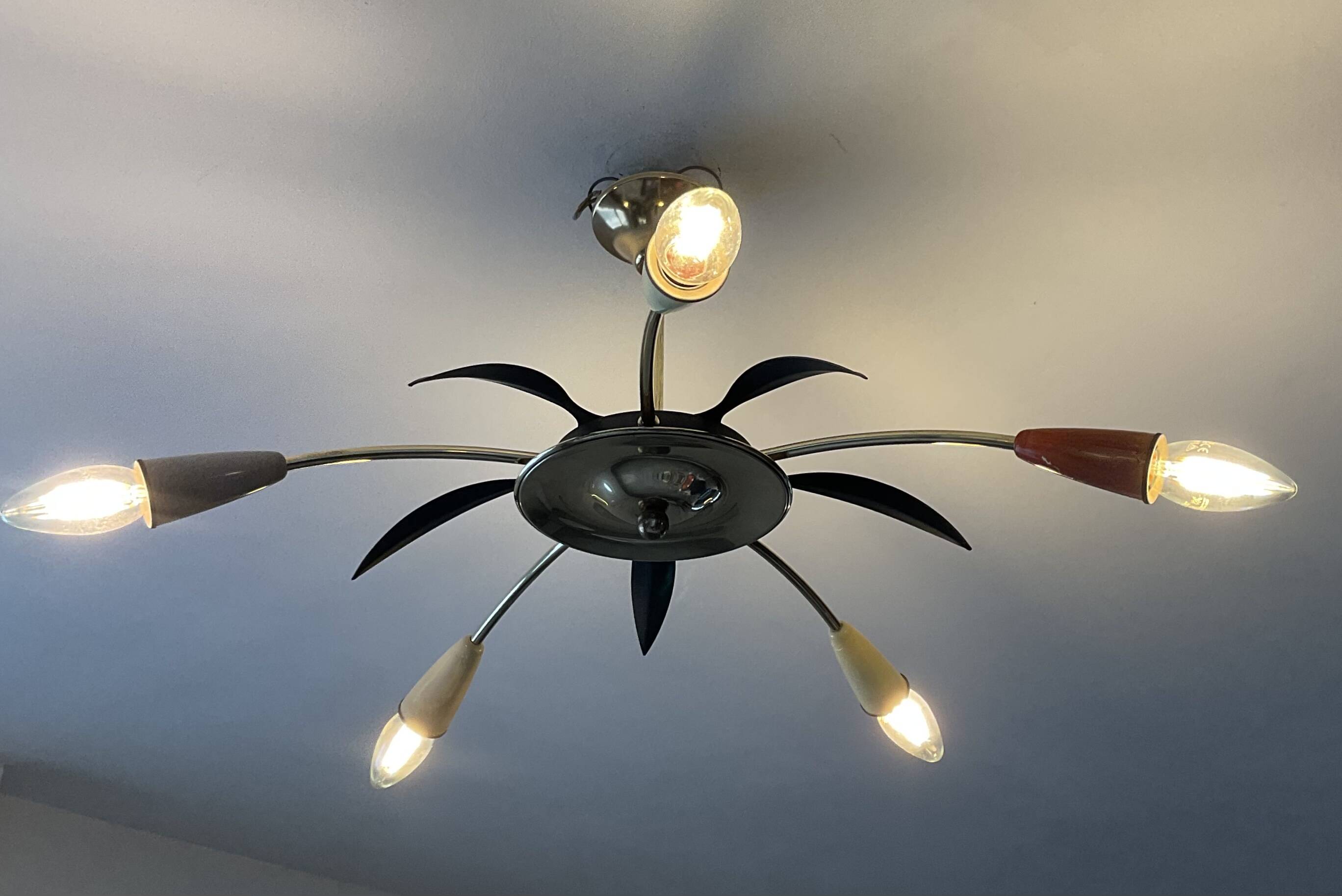 Vintage ceiling light from the 50s
