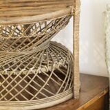 Armchair Emmanuelle Peacock Rattan