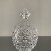Vide-poche bonbonnière ananas vintage en cristal