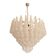 Huge Italian "Conchiglie" Murano Glass Gold Chandelier