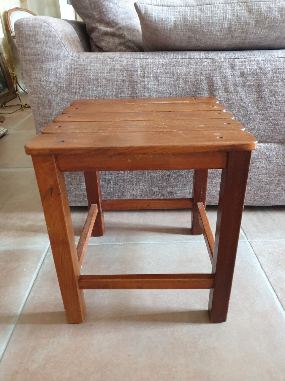 Wooden stool