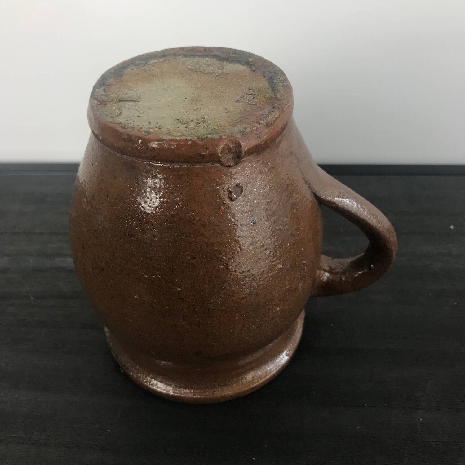 Vintage Brown Stoneware Pot/Pitcher