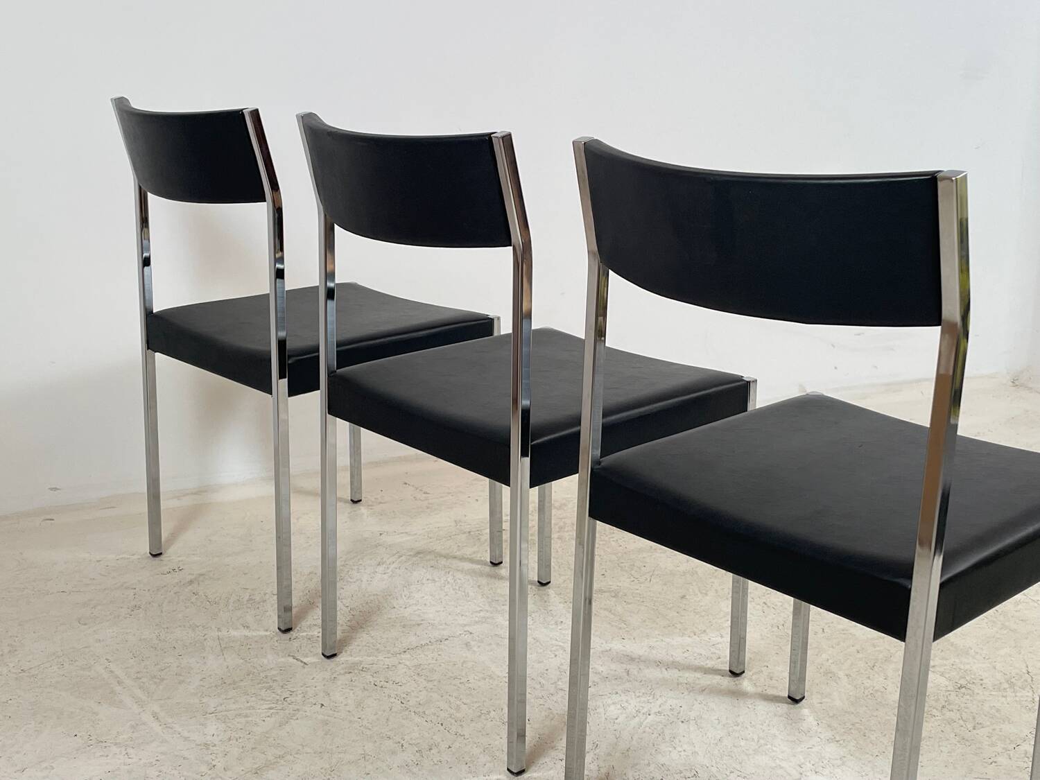 6 chairs by Ernst Lauclair 1966