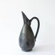 Vintage Handmade Black Pottery Vase from Bisalhaes, 1960's