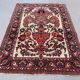 Vintage tribal rug 74x100 cm, medium, tribal oriental carpet 2545