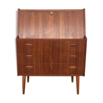 Vintage teak secretary 60s